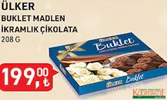 ÜLKER BUKLET MADLEN İKRAMLIK ÇİKOLATA 208 G - BAYRAM ŞEKERİ/ÇİKOLATASI ÜLKER BUKLET MADLEN İKRAMLIK ÇİKOLATA 208 G - BAYRAM ŞEKERİ/ÇİKOLATASI